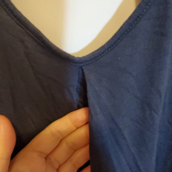 Holding Horses sleeveless blue cotton maxi dress - Picture 6 of 7